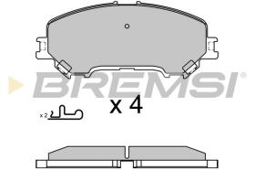 BREMSI BP3629 - PASTILLAS DELANTERAS NISSAN QASHQAI