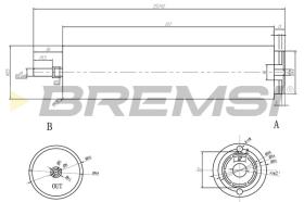 BREMSI FE0374 - FILTRO COMBUSTIBLE BMW - MINI