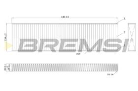 BREMSI FC0474 - FILTRO HABITACULO MINI - BMW