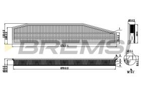 BREMSI FA1261 - FILTRO AIRE BMW