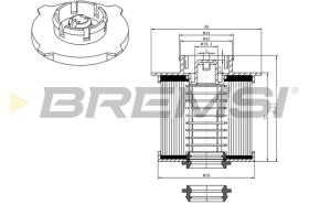 BREMSI FE0042 - FILTRO COMBUSTIBLE OPEL - VAUXHALL - SAAB