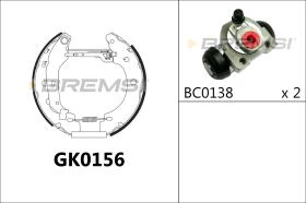 BREMSI GK0156 - KIT ZAPATAS PREMONTADAS RENAULT - NISSAN