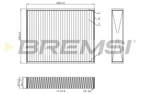 BREMSI FC0455 - FILTRO HABITACULO BMW