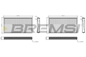 BREMSI FC0950C - FILTRO HABITACULO BMW - ALPINA