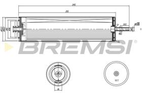 BREMSI FE0353 - FILTRO COMBUSTIBLE BMW