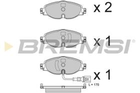 BREMSI BP3782CE - PASTILLAS FRENO DELANTERAS CERAMICAS SEAT LEON ST