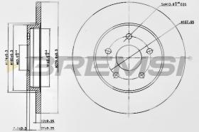 BREMSI CD7126S - DISCO FRENO FORD - JAGUAR