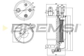 BREMSI FE0050 - FILTRO COMBUSTIBLE FIAT