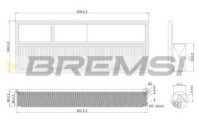 BREMSI FA0217 - FILTRO AIRE FIAT