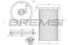 BREMSI FE0341 - FILTRO COMBUSTIBLE VW - SEAT - SKODA - AUDI