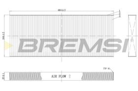 BREMSI FC0984 - FILTRI ABITACOLO - CABIN FILTER