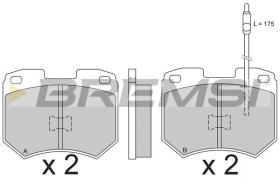 BREMSI BP2141 - PASTIGLIE FRENO - BRAKE PADS