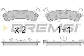 BREMSI BP2747 - PASTIGLIE FRENO - BRAKE PADS