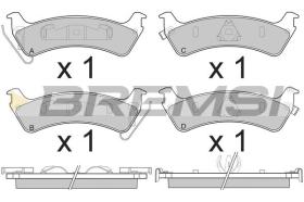 BREMSI BP2777 - PASTIGLIE FRENO - BRAKE PADS