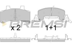 BREMSI BP2786 - PASTIGLIE FRENO - BRAKE PADS