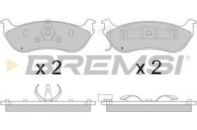 BREMSI BP2883 - PASTIGLIE FRENO - BRAKE PADS