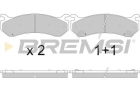BREMSI BP2918 - PASTIGLIE FRENO - BRAKE PADS