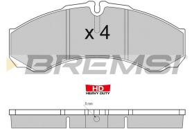 BREMSI BP2925TR - PASTIGLIE FRENO - BRAKE PADS