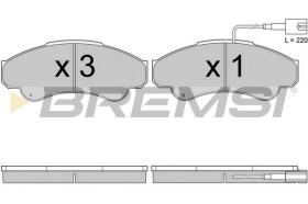 BREMSI BP2998TR - PASTIGLIE FRENO - BRAKE PADS