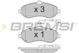 BREMSI BP3283TR - PASTIGLIE FRENO - BRAKE PADS
