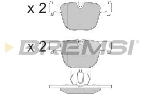 BREMSI BP3558 - PASTIGLIE FRENO - BRAKE PADS