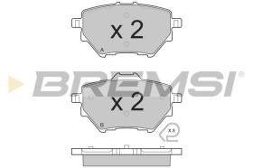 BREMSI BP3561 - PASTIGLIE FRENO - BRAKE PADS