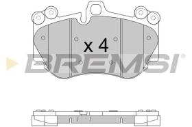 BREMSI BP3568 - PASTIGLIE FRENO - BRAKE PADS