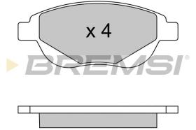 BREMSI BP3580 - PASTIGLIE FRENO - BRAKE PADS