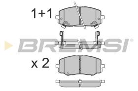 BREMSI BP3583 - PASTIGLIE FRENO - BRAKE PADS