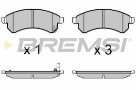 BREMSI BP3584 - PASTIGLIE FRENO - BRAKE PADS