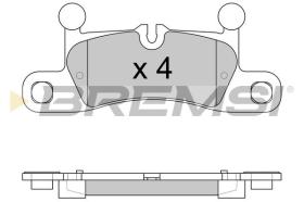 BREMSI BP3585 - PASTIGLIE FRENO - BRAKE PADS