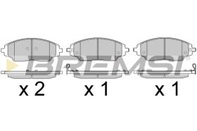 BREMSI BP3599 - PASTIGLIE FRENO - BRAKE PADS
