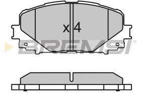 BREMSI BP3600 - PASTIGLIE FRENO - BRAKE PADS