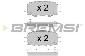 BREMSI BP3604 - PASTIGLIE FRENO - BRAKE PADS