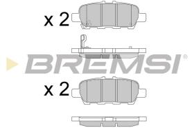 BREMSI BP3608 - PASTIGLIE FRENO - BRAKE PADS