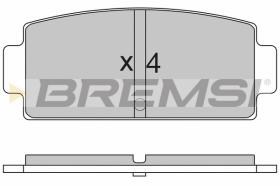 BREMSI BP3620 - PASTIGLIE FRENO - BRAKE PADS