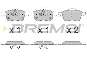 BREMSI BP3626 - PASTIGLIE FRENO - BRAKE PADS