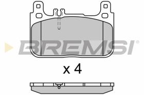 BREMSI BP3628 - PASTIGLIE FRENO - BRAKE PADS