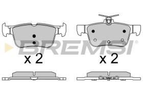 BREMSI BP3637 - PASTIGLIE FRENO - BRAKE PADS