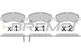 BREMSI BP3638 - PASTIGLIE FRENO - BRAKE PADS