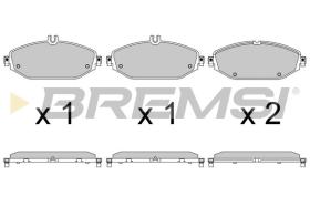 BREMSI BP3641 - PASTIGLIE FRENO - BRAKE PADS