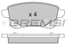 BREMSI BP3645 - PASTIGLIE FRENO - BRAKE PADS