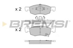 BREMSI BP3646 - PASTIGLIE FRENO - BRAKE PADS