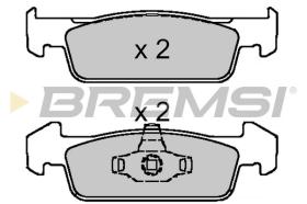 BREMSI BP3647 - PASTIGLIE FRENO - BRAKE PADS