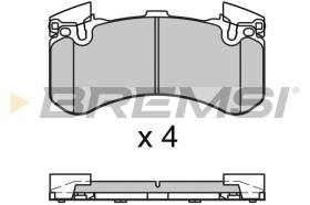 BREMSI BP3654 - PASTIGLIE FRENO - BRAKE PADS