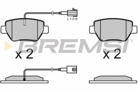 BREMSI BP3659 - PASTIGLIE FRENO - BRAKE PADS