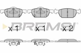 BREMSI BP3674 - PASTIGLIE FRENO - BRAKE PADS