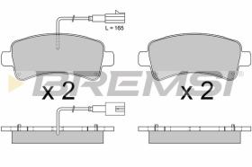 BREMSI BP3681 - PASTIGLIE FRENO - BRAKE PADS