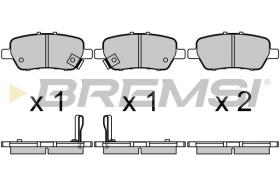 BREMSI BP3682 - PASTIGLIE FRENO - BRAKE PADS