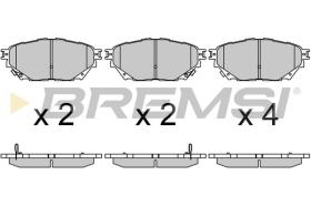 BREMSI BP3685 - PASTIGLIE FRENO - BRAKE PADS